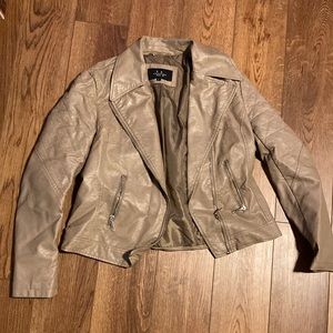 Coalition faux leather jacket